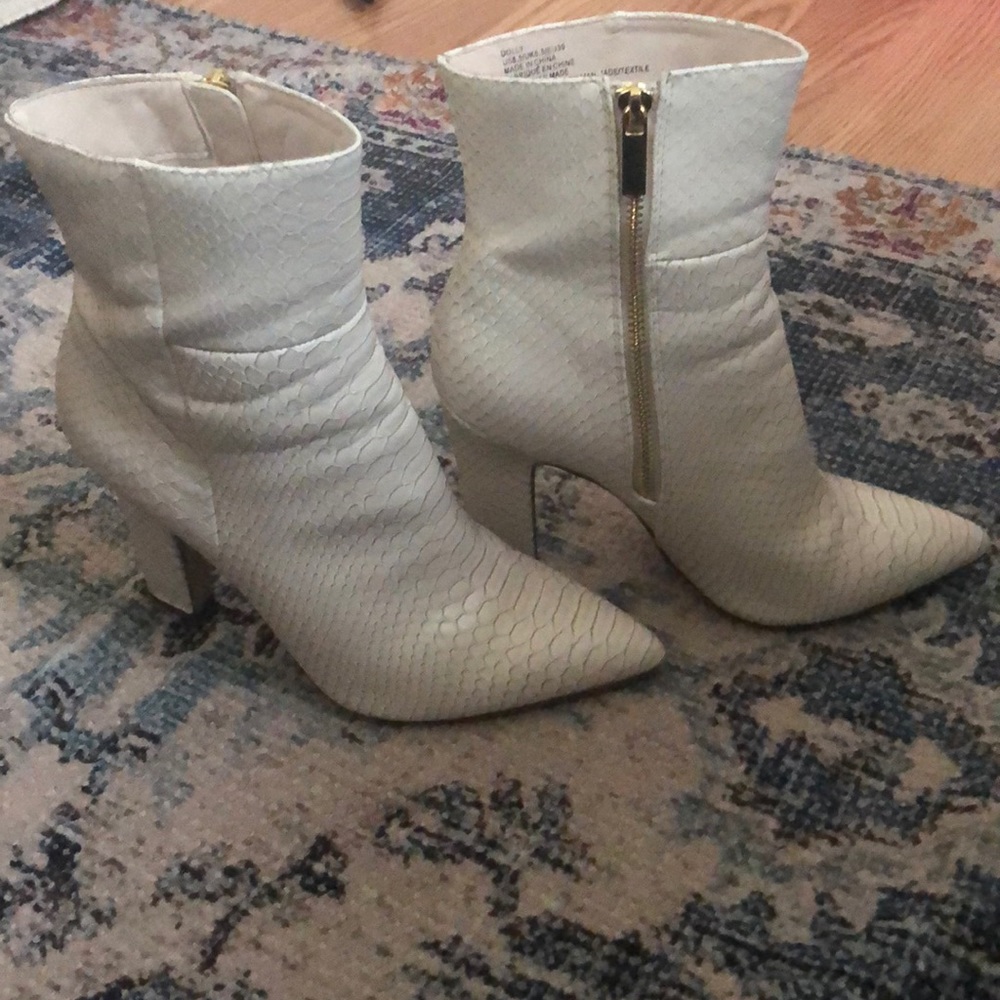White boots!